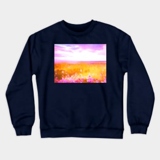 Pink Meadow Crewneck Sweatshirt